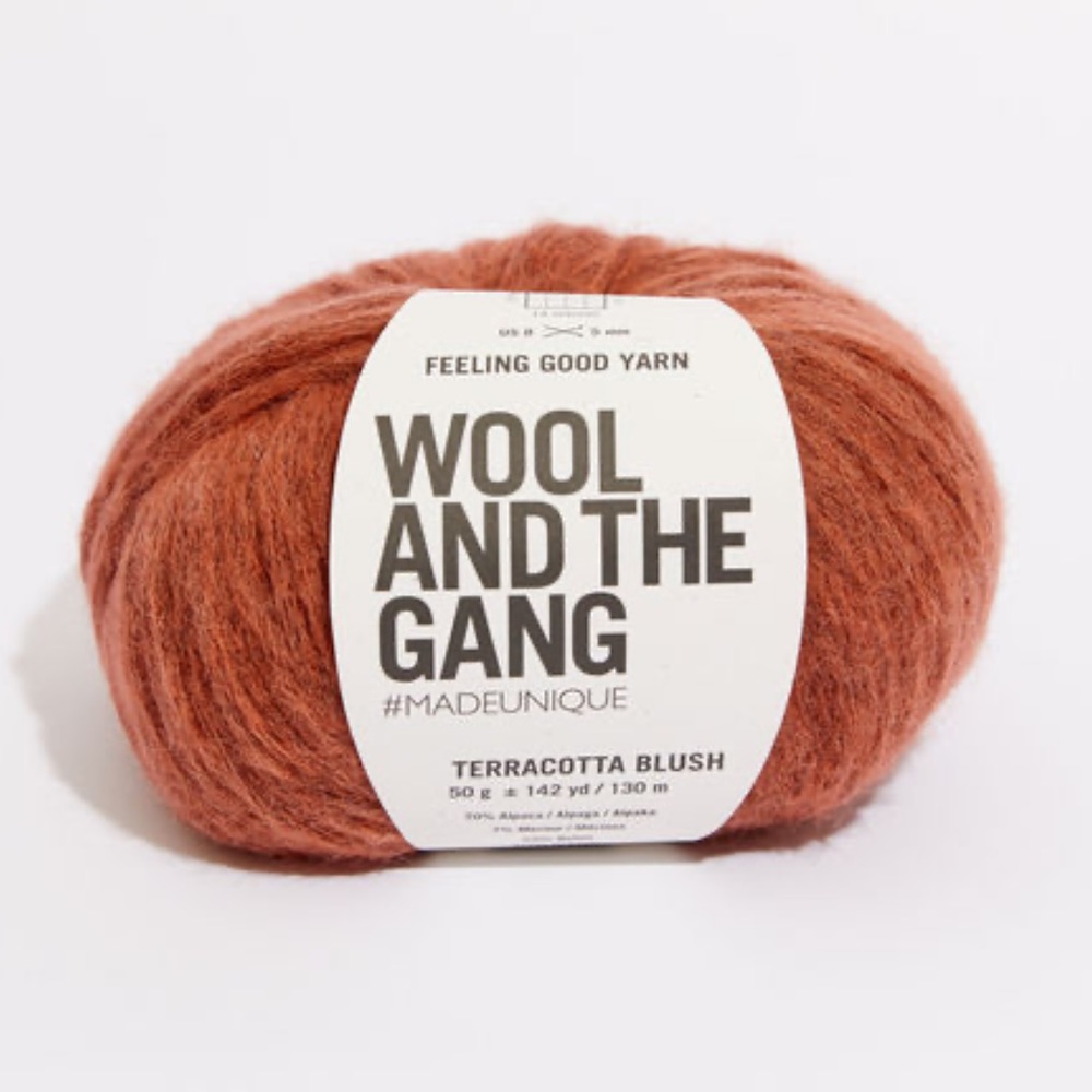 Wool and the Gang Feeling Good Yarn - Terracotta Blush